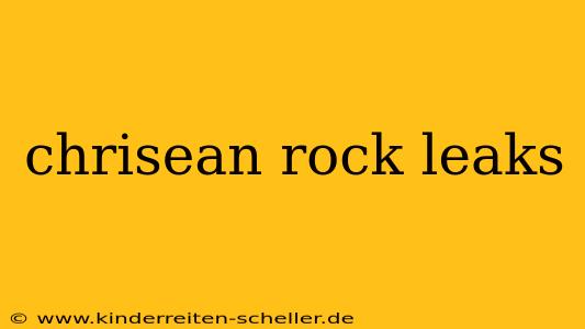 chrisean rock leaks