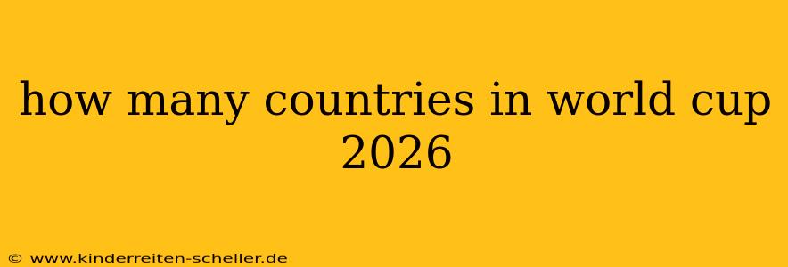 how many countries in world cup 2026