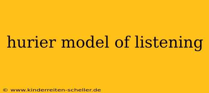 hurier model of listening
